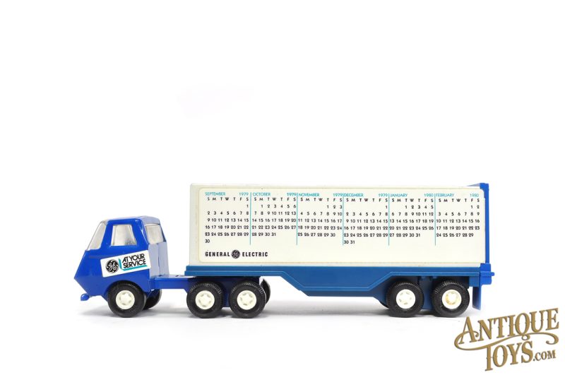 Tonka Pressed Steel Private Label 1979 GE General Electric Special Tiny Tonka Toy Semi Truck <FONT COLOR="ff000 ">*SOLD*</font> - Image 3
