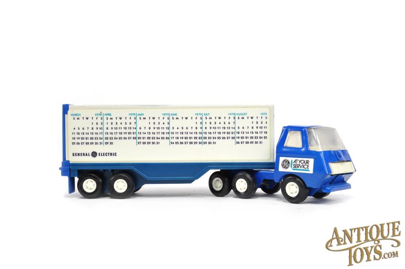 Tonka Pressed Steel Private Label 1979 GE General Electric Special Tiny Tonka Toy Semi Truck <FONT COLOR="ff000 ">*SOLD*</font>