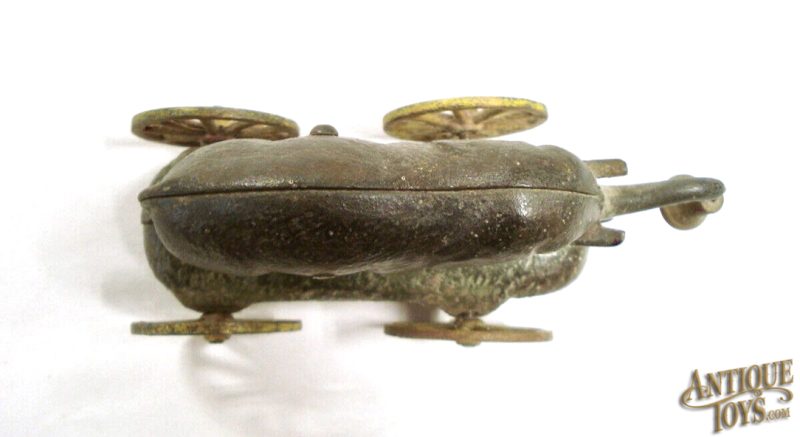 N.N. Hill Brass Co. Cast Iron Elephant Bell Pull Toy <FONT COLOR="ff000 ">*SOLD*</font> - Image 3