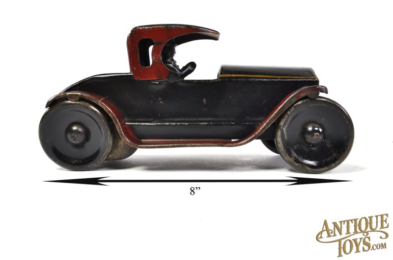 Turner ca. 1923 Tin Friction No. 301 Stutz Racer Sports Car <FONT COLOR="ff000 ">*SOLD*</font> - Image 8