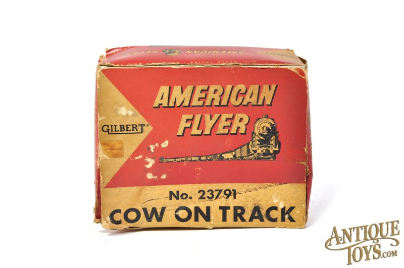 A.C. Gilbert No. 23791 American Flyer 3/16 Scale Cow on Track on Box for Sale - Image 2
