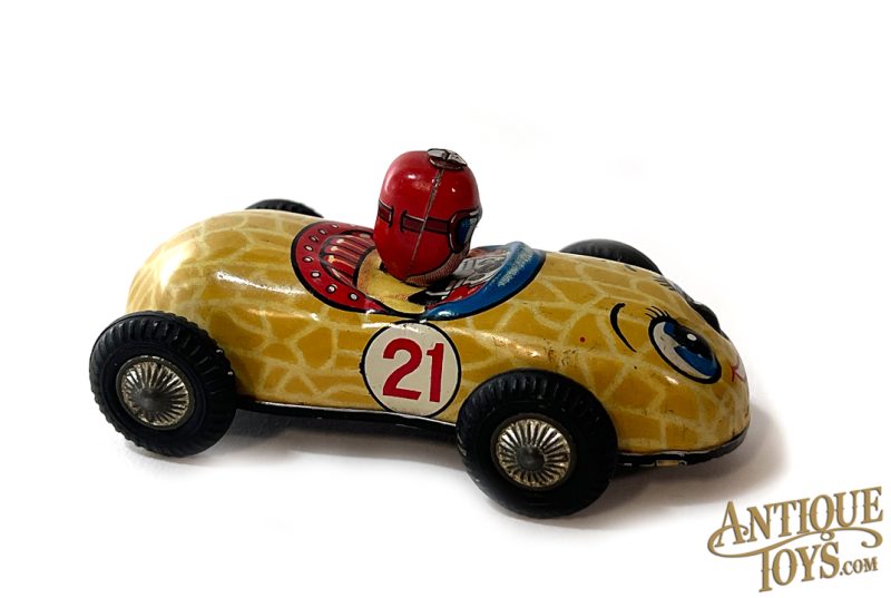 Frankonia Toys ca. 1969 Tin Lithographed Windup No. 21 "Peanut Racer" Japanese Toy <FONT COLOR="ff000 ">*SOLD*</font> - Image 2
