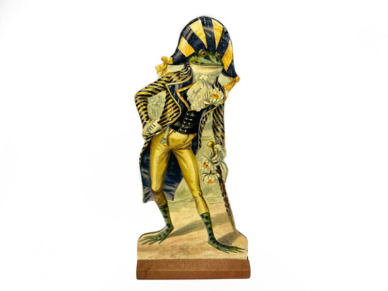 McLoughlin Bros. A Frog He Would A Wooing Go Standing Mr. Frog Figure <FONT COLOR="ff000">*SOLD*</font> - Image 2