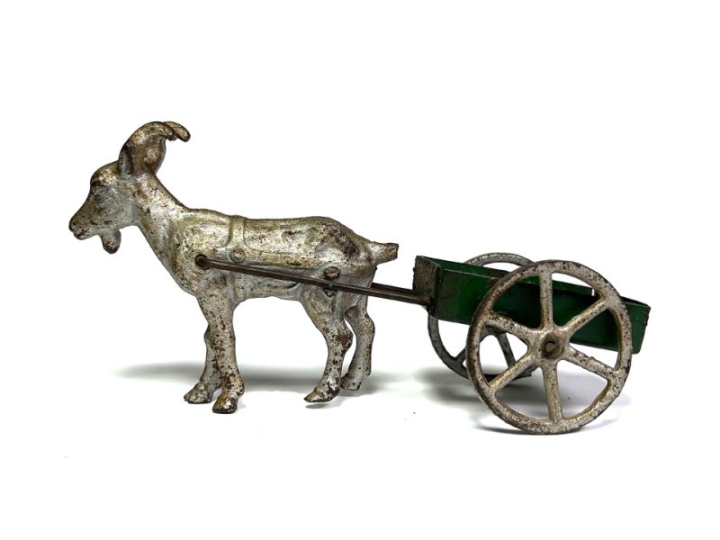 Hubley Cast Iron and Pressed Steel Goat Cart for Sale