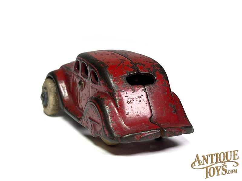 Arcade ca. 1930's Cast Iron Red Chrysler Airflow for Sale - Image 8