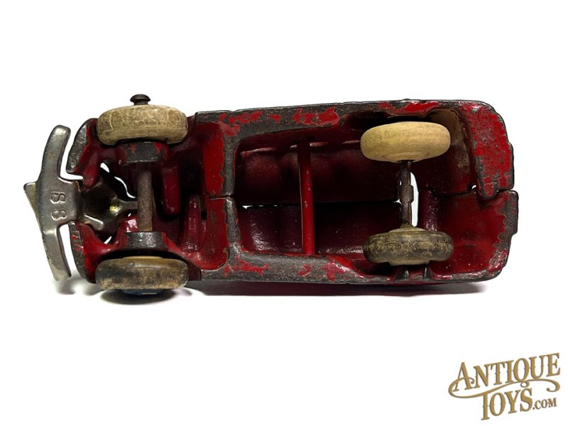 Arcade ca. 1930's Cast Iron Red Chrysler Airflow for Sale - Image 6