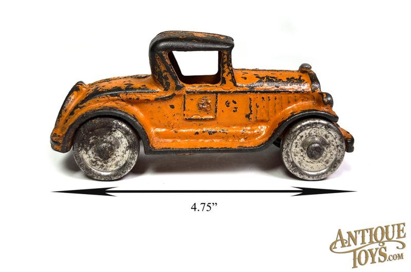 Dent Orange Cast Iron No. 641 Roadster 4.75" for Sale - Image 8