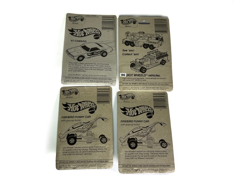 Mattel Vintage Hot Wheels Hi Rakers & The Hot Ones Lot of 4 Carded <FONT COLOR="ff000 ">*SOLD*</font> - Image 2