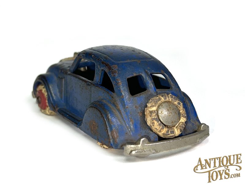 Hubley Blue Cast Iron Chrysler Airflow 4.5" for Sale - Image 6
