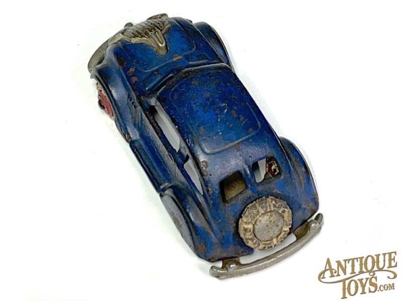 Hubley Blue Cast Iron Chrysler Airflow 4.5" for Sale - Image 3