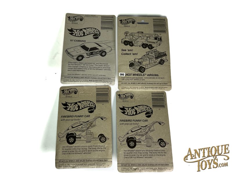 Mattel Vintage Hot Wheels Hi Rakers & The Hot Ones Lot of 4 Carded <FONT COLOR="ff000 ">*SOLD*</font> - Image 3
