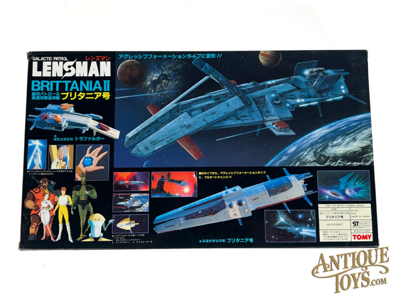 Tomy ca. 1980s Galactic Patrol Lensman Brittania II Space Cruiser in Box for Sale - Image 2