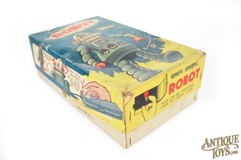 ALPS Tin Lithographed Batt. Op. Revolving Flashing Robot in Box <FONT COLOR="ff000">*SOLD*</font> - Image 8