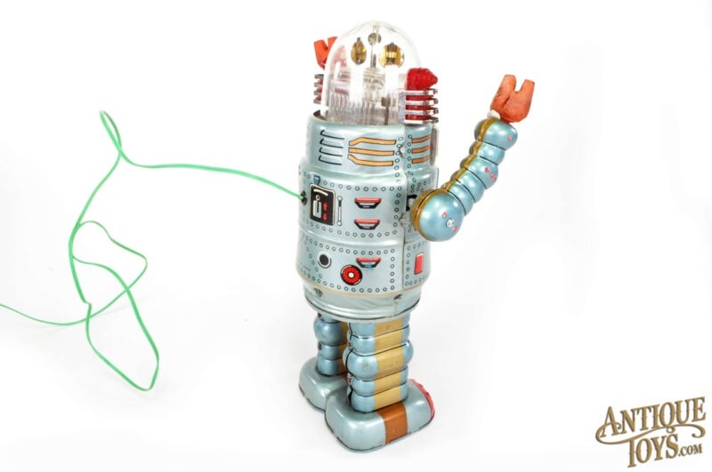 ALPS Tin Lithographed Batt. Op. Revolving Flashing Robot in Box <FONT COLOR="ff000">*SOLD*</font> - Image 3
