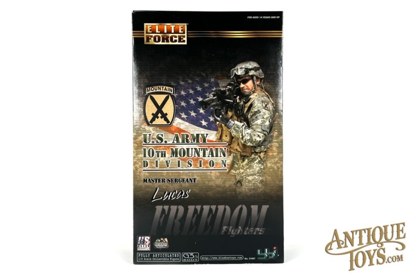 Blue Box International Elite Force US 10th Mountain Division Master Sergeant Lucas #21667 12” Action Figure in Box <FONT COLOR="ff000">*SOLD*</font> - Image 5