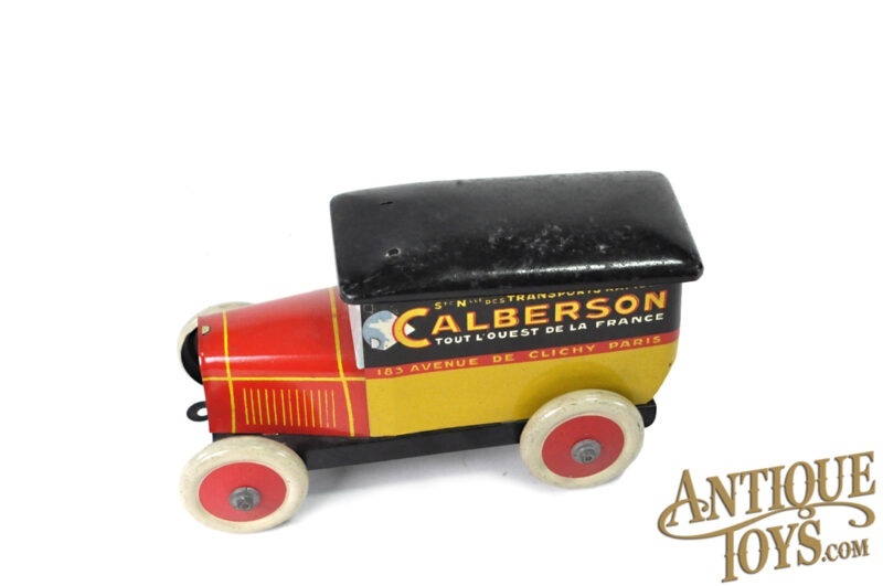 Mario de Andreis Ets De Andreis EGDA Tin Lithographed Calberson Candy Container French Delivery Van <FONT COLOR="ff000">*SOLD*</font> - Image 2