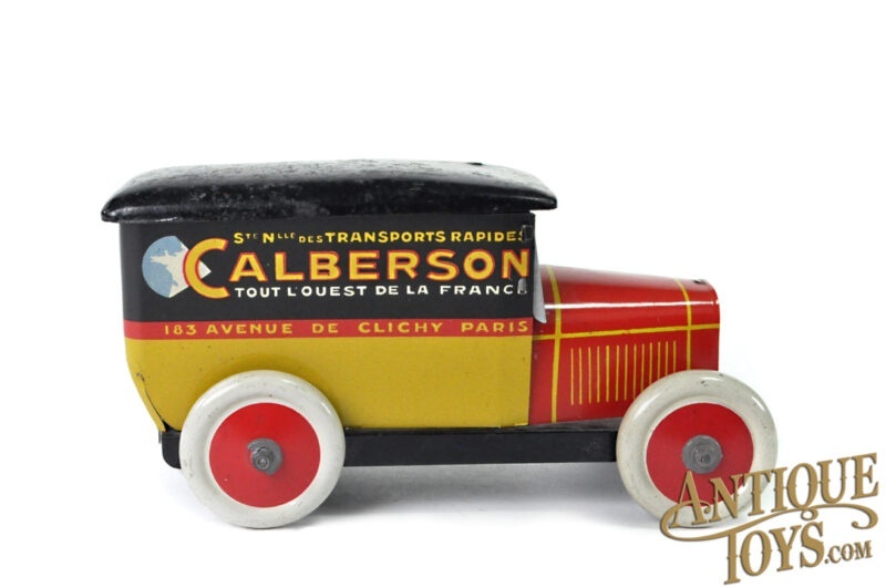 Mario de Andreis Ets De Andreis EGDA Tin Lithographed Calberson Candy Container French Delivery Van <FONT COLOR="ff000">*SOLD*</font> - Image 3