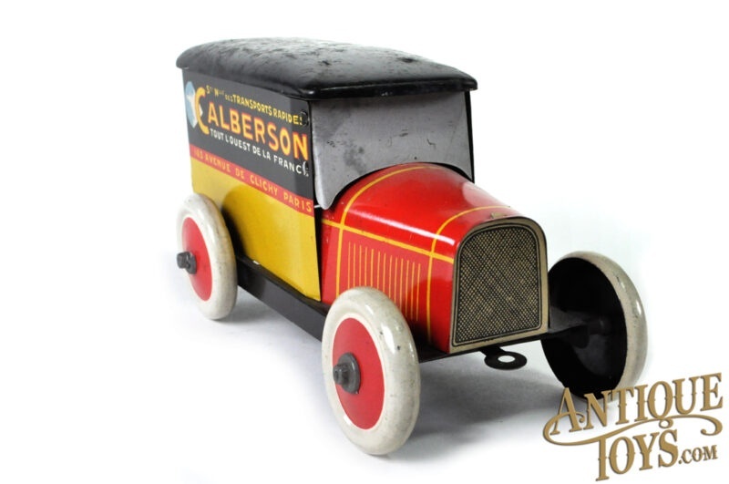 Mario de Andreis Ets De Andreis EGDA Tin Lithographed Calberson Candy Container French Delivery Van <FONT COLOR="ff000">*SOLD*</font> - Image 4