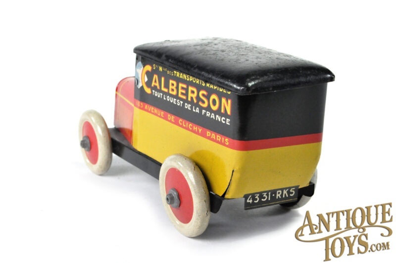 Mario de Andreis Ets De Andreis EGDA Tin Lithographed Calberson Candy Container French Delivery Van <FONT COLOR="ff000">*SOLD*</font> - Image 5