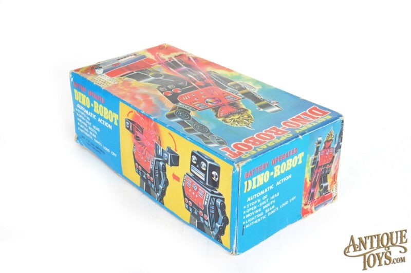Horikawa (SH)Tin Lithographed Battery Op. "Dino-Robot" Japanese Toy in Box <FONT COLOR="ff000">*SOLD*</font> - Image 10