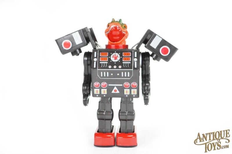 Horikawa (SH)Tin Lithographed Battery Op. "Dino-Robot" Japanese Toy in Box <FONT COLOR="ff000">*SOLD*</font> - Image 2