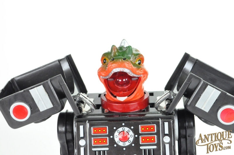 Horikawa (SH)Tin Lithographed Battery Op. "Dino-Robot" Japanese Toy in Box <FONT COLOR="ff000">*SOLD*</font> - Image 3
