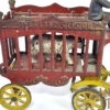 Kenton Cast Iron Overland Circus Wagon with Polar Bear 13.25" for Sale - Image 3