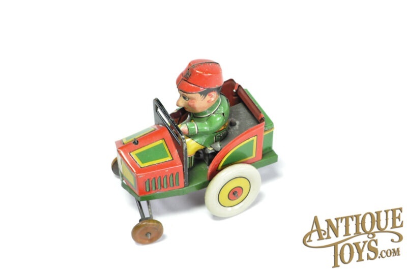 Kuramochi Shoten (CK) Tin Lithographed Windup Crazy Car <FONT COLOR="ff000">*SOLD*</font> - Image 5