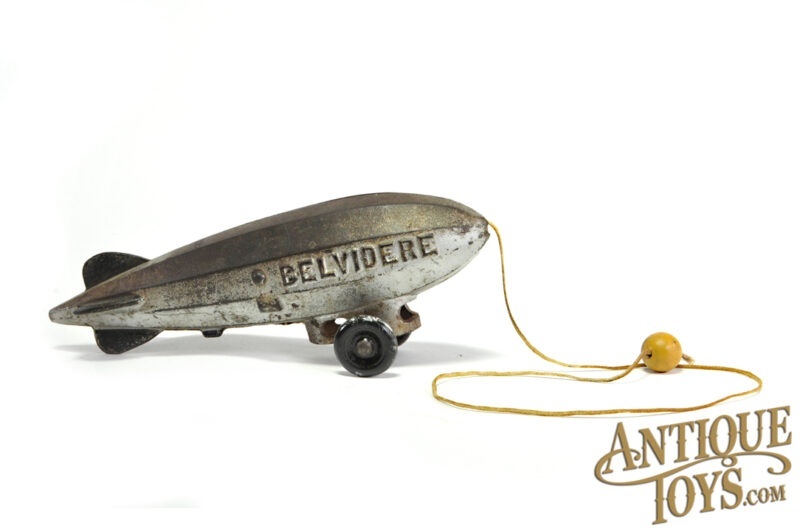 Vindex Cast Iron Belvidere Zeppelin Pull Toy <FONT COLOR="ff000 ">*SOLD*</font> - Image 2