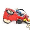 Yoshiya (KO) Tin Lithographed Windup Police Department P.D. Motorcycle Trike for Sale - Image 6