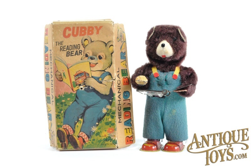 ALPS Mechanical "Cubby the Reading Bear" in Box <FONT COLOR="ff000">*SOLD*</font>