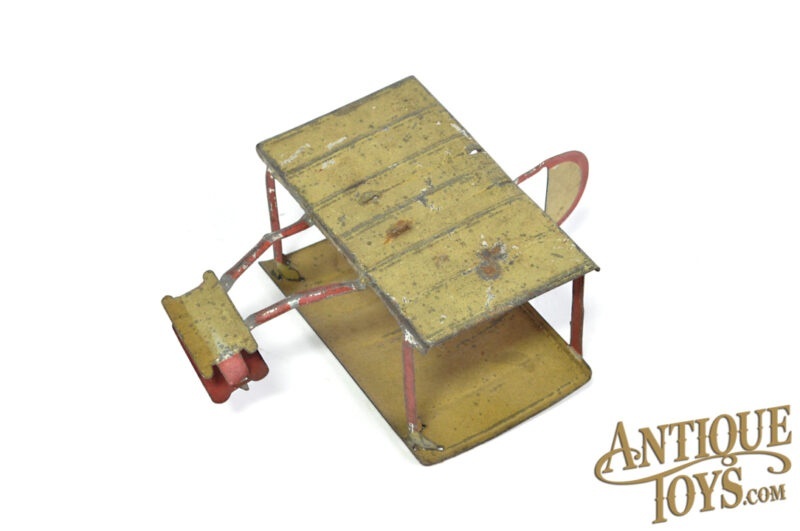 Antique Tin Hand Painted Wright Brothers Airplane <FONT COLOR="ff000 ">*SOLD*</font> - Image 3