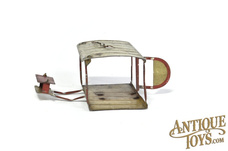 Antique Tin Hand Painted Wright Brothers Airplane <FONT COLOR="ff000 ">*SOLD*</font> - Image 5