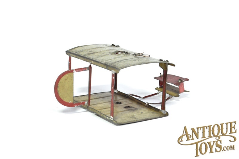 Antique Tin Hand Painted Wright Brothers Airplane <FONT COLOR="ff000 ">*SOLD*</font>