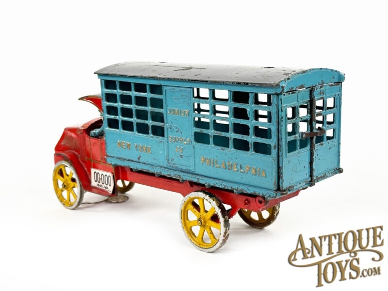 Dent Extremely Rare Cast Iron Junior Supply Co. New York to Philadelphia Truck 16" <FONT COLOR="ff000">*SOLD*</font> - Image 3