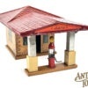 Gibbs Mfg. Co. Tin Lithographed Gas Station <FONT COLOR="ff000 ">*SOLD*</font>