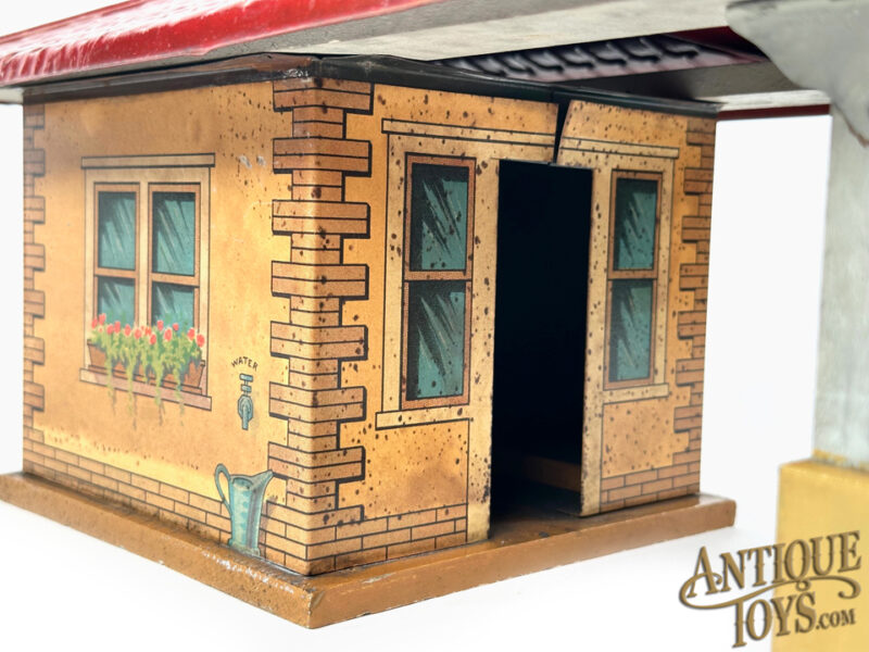 Gibbs Mfg. Co. Tin Lithographed Gas Station <FONT COLOR="ff000 ">*SOLD*</font> - Image 7