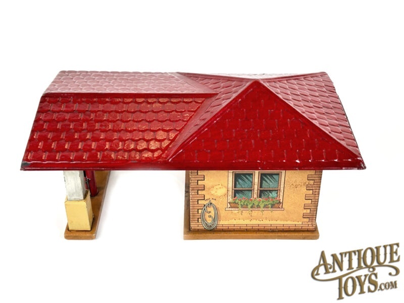 Gibbs Mfg. Co. Tin Lithographed Gas Station <FONT COLOR="ff000 ">*SOLD*</font> - Image 2