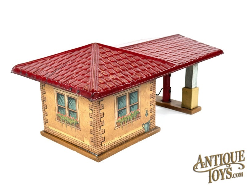 Gibbs Mfg. Co. Tin Lithographed Gas Station <FONT COLOR="ff000 ">*SOLD*</font> - Image 5