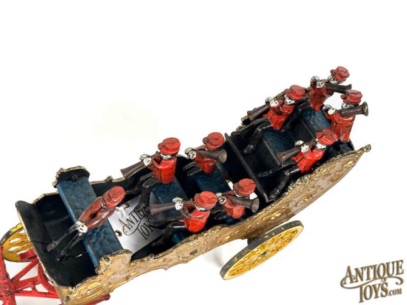 Ives Cast Iron Phoenix Large Four Horse Band Wagon<FONT COLOR="ff000 ">*SOLD*</font> - Image 5
