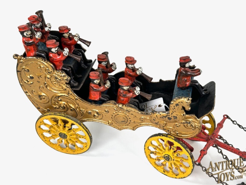 Ives Cast Iron Phoenix Large Four Horse Band Wagon<FONT COLOR="ff000 ">*SOLD*</font> - Image 6