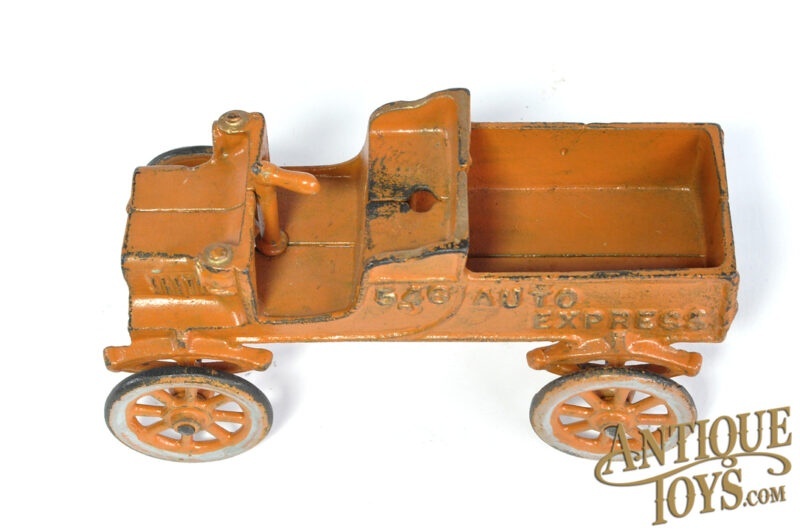 Kenton Orange Cast Iron 546 Auto Express Truck 7" for Sale - Image 3