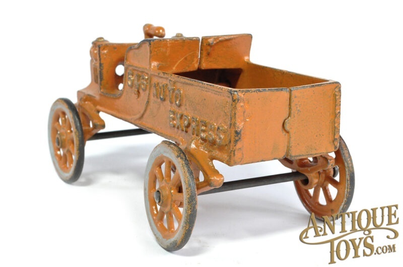 Kenton Orange Cast Iron 546 Auto Express Truck 7" for Sale - Image 6