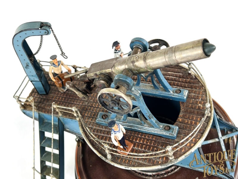 Marklin/Gebrüder Maerklin Tin & Brass Medium #8047 Coastal Gun <FONT COLOR="ff000 ">*SOLD*</font> - Image 5