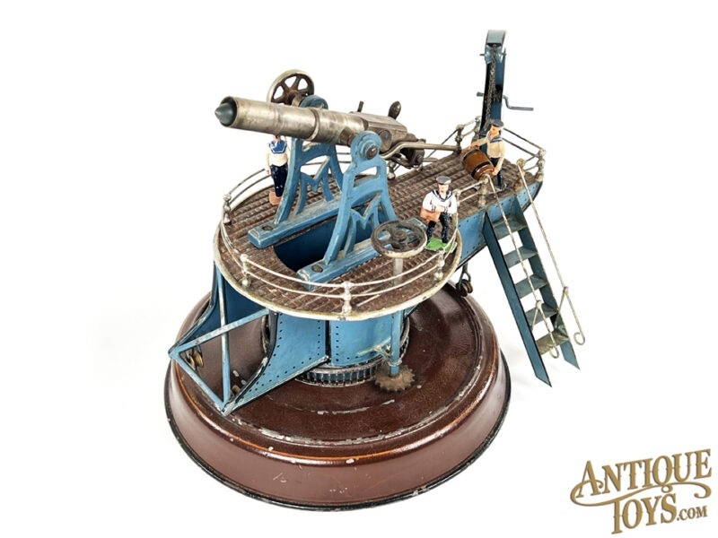 Marklin/Gebrüder Maerklin Tin & Brass Medium #8047 Coastal Gun <FONT COLOR="ff000 ">*SOLD*</font> - Image 3