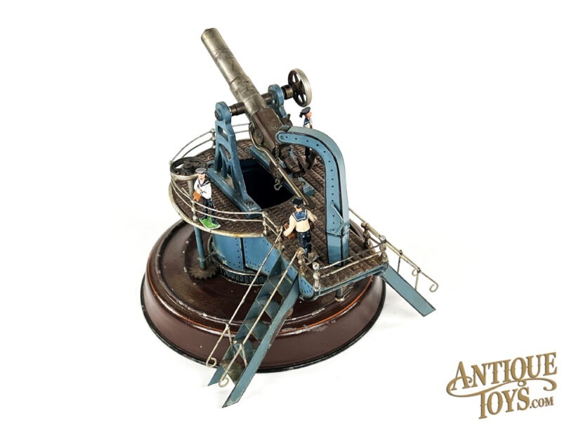 Marklin/Gebrüder Maerklin Tin & Brass Medium #8047 Coastal Gun <FONT COLOR="ff000 ">*SOLD*</font> - Image 4