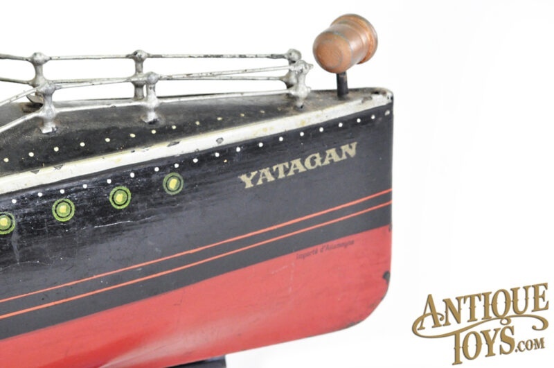 Marklin/Gebrüder Maerklin ca. 1910 Tin #5080/50 Live Steam Torpedo Division Boat <FONT COLOR="ff000 ">*SOLD*</font> - Image 3