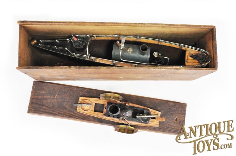 Marklin/Gebrüder Maerklin ca. 1910 Tin #5080/50 Live Steam Torpedo Division Boat <FONT COLOR="ff000 ">*SOLD*</font> - Image 7