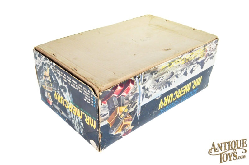 Marx ca. 1963 Tin Lithographed Battery Op. Remote Controlled Mr. Mercury Boxed <FONT COLOR="ff000 ">*SOLD*</font> - Image 12