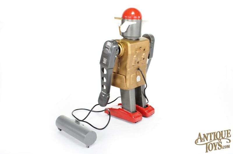Marx ca. 1963 Tin Lithographed Battery Op. Remote Controlled Mr. Mercury Boxed <FONT COLOR="ff000 ">*SOLD*</font> - Image 6